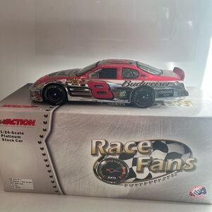 RARE PLATINUM ACTION 1.24 DIECAST DALE EARNHARDT JR BUDWEISER STOCK CAR 1/300!